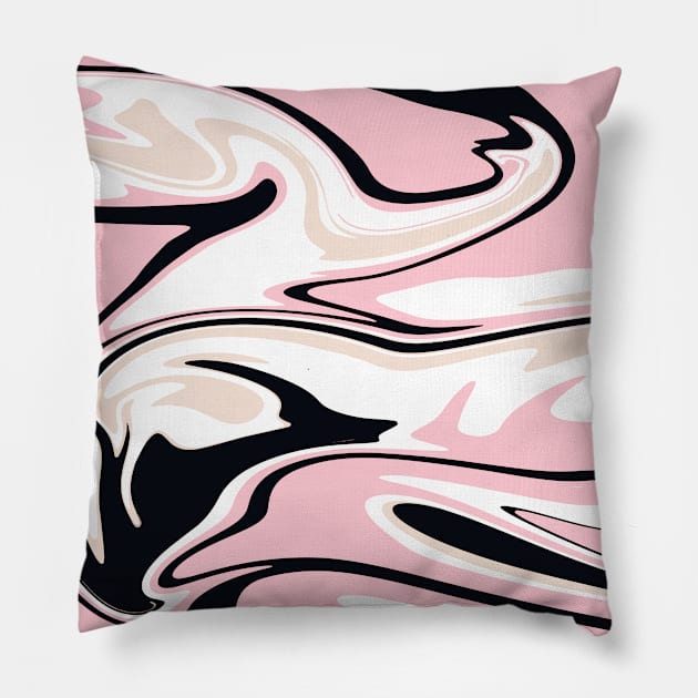 Marble colors Pillow by timegraf