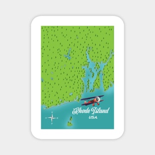 rhode island USA map Magnet