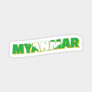 Myanmar Vintage style retro souvenir Magnet