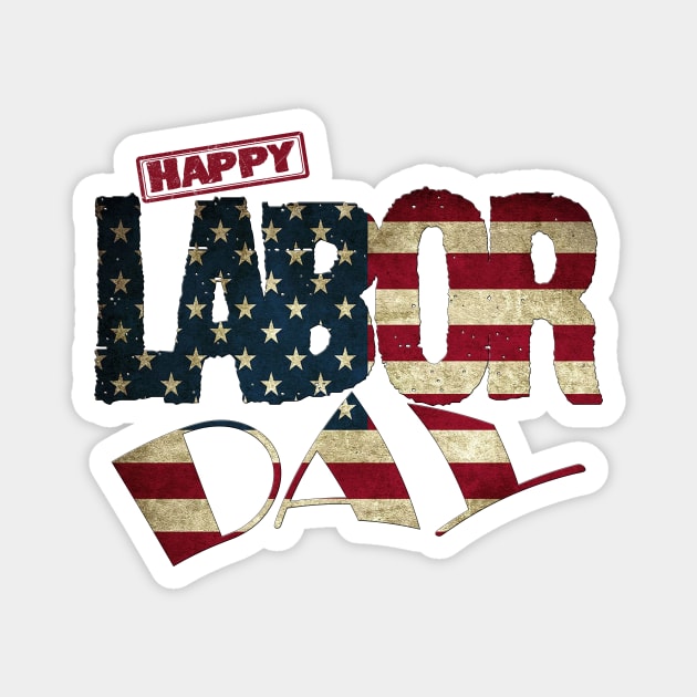 Happy labor day 2020 t shirt Magnet by Hilly Yasir