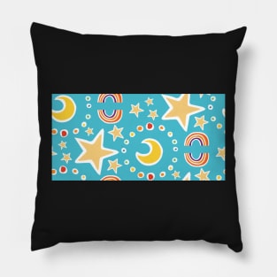 "Stars and Bows" - Original Pattern Design - Magic with Mellie Pillow