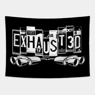 EXHAUSTED Tapestry