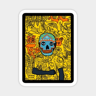 Dive into Mexican Vibes - A MaleMask NFT with MexicanEye Color and BlueItem Magnet