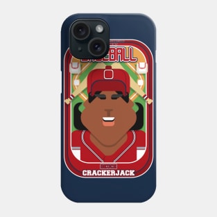 Baseball Red Blue White - Deuce Crackerjack - Aretha version Phone Case