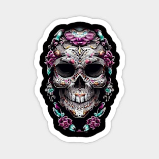 Skull line Magnet