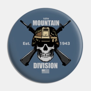 10th Mountain Division Pin