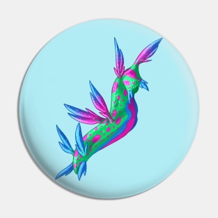 Polysexual Nudibranch Pin