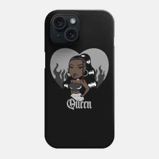 Queen Doll girl Black-Out heart v3.2 Phone Case