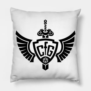 CfG Black Logo Icon Pillow