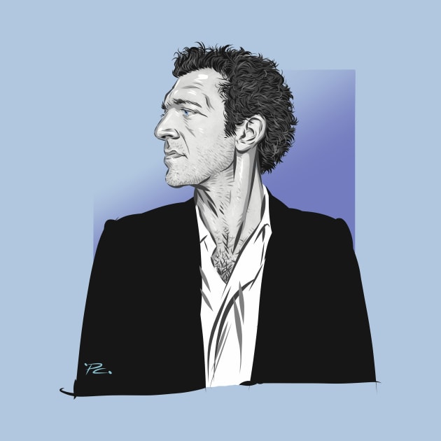 Vincent Cassel - An illustration by Paul Cemmick by PLAYDIGITAL2020