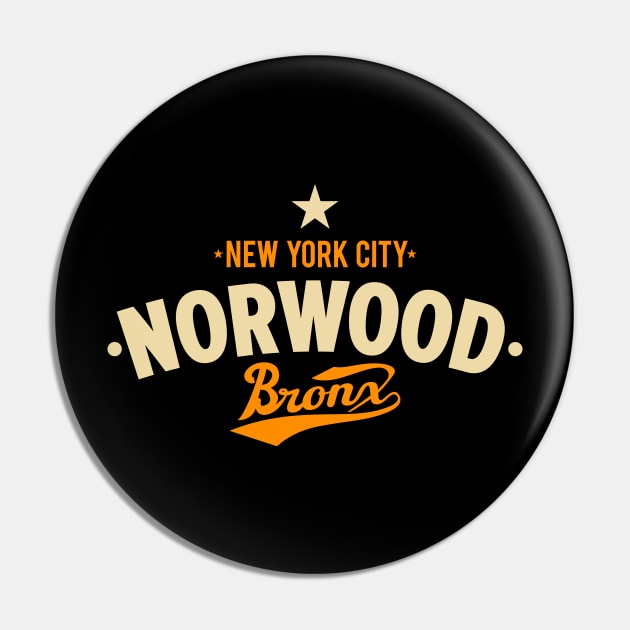 Norwood Bronx - Norwood, NYC Apparel Pin by Boogosh