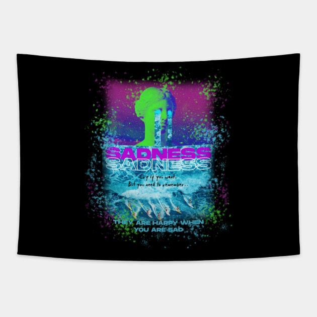 Sadness Tapestry by Nothingelse