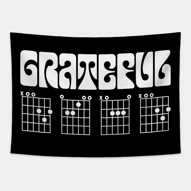 Classic Rock Guitar Tabs- Grateful for Music Tapestry by TwistedCharm