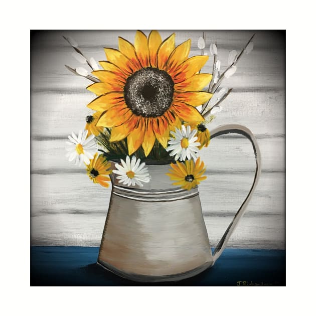 Country Sunflower Bouquet by SistersInArtN