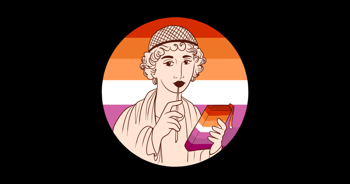 Sappho Lesbian Flag Lesbian Magnet Teepublic