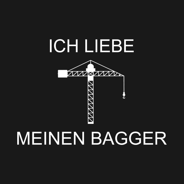 Kranführer Bagger lustige Sprüche IRONIE Kranfuhrer Lustig TShirt
