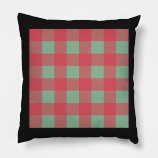 Orchard Plaid - Red and Green Pillow