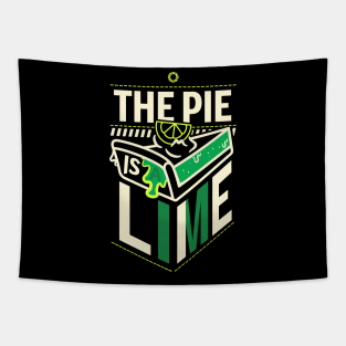 The pie is lime Tapestry