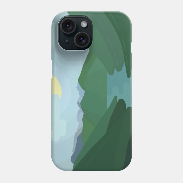 Mountain Nature Phone Case by Polahcrea