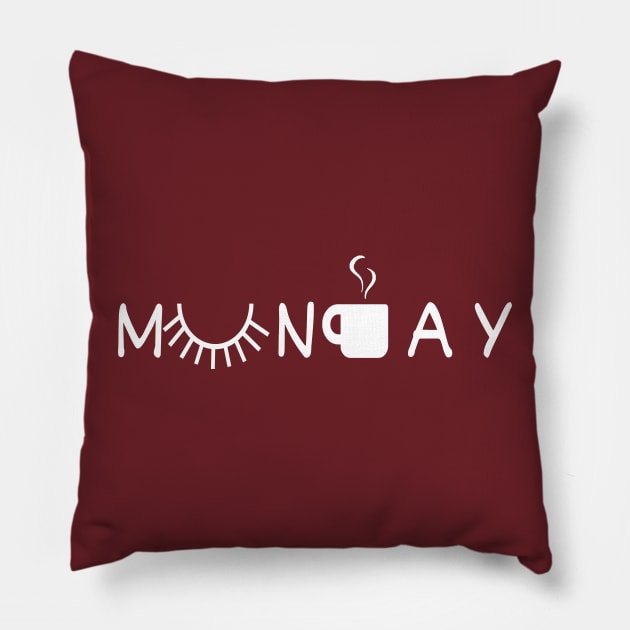 Monday Morning Pillow by cerenalkan