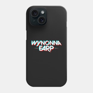 Wynonna Earp Logo Glitch - White Phone Case