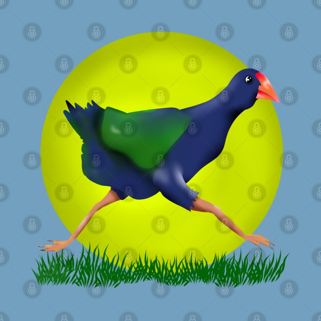 Takahe NZ Bird by mailboxdisco