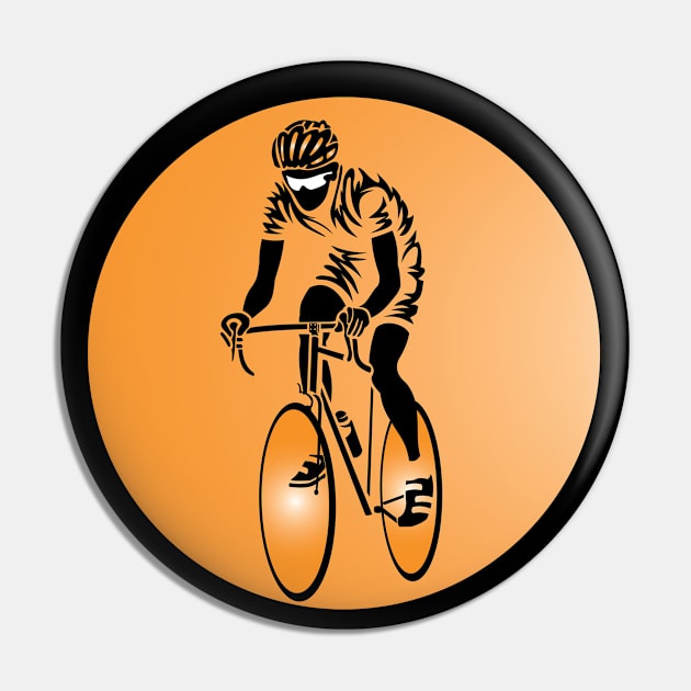 Cyclist - Cycling Pin by Kudostees