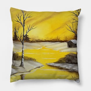 Golden Glow Pillow