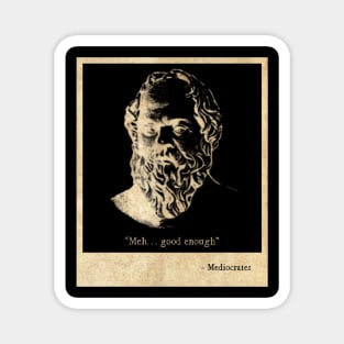 Mediocrates Retro Style Magnet