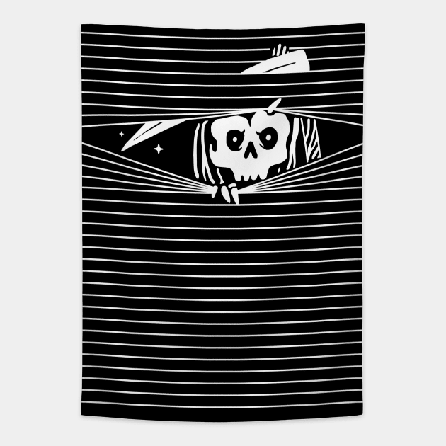 Death Peeping Tapestry by Buy Custom Things