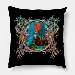 Sweet little mermaid Pillow