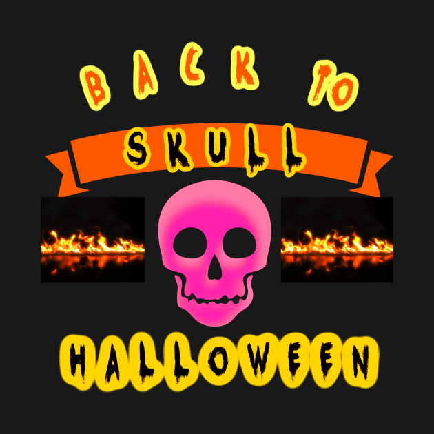 back to skull 2 by GLOBAL SHIRTS