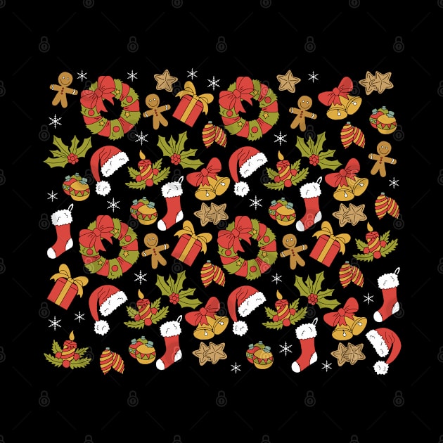 Christmas pattern by valentinahramov