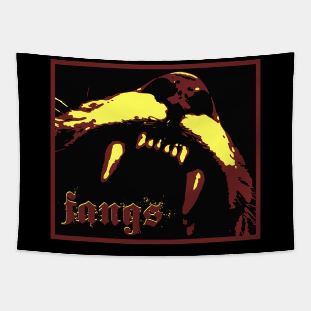 Fangs Tapestry by RAdesigns