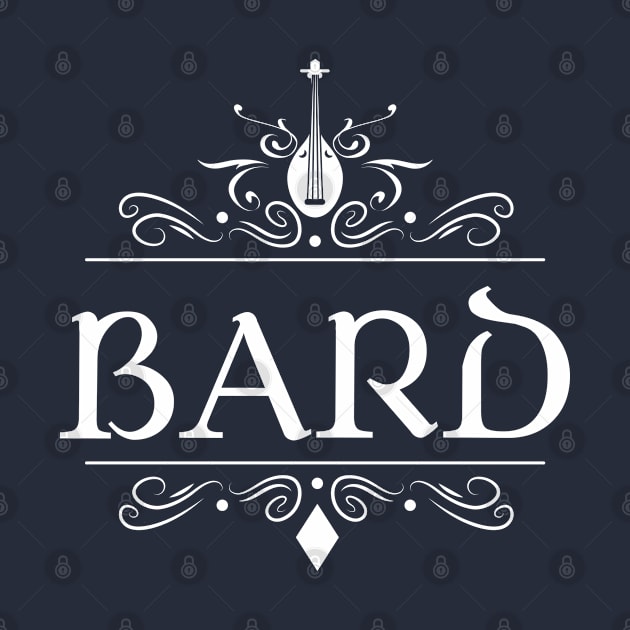 Bard Character Class TRPG Tabletop RPG Gaming Addict by dungeonarmory
