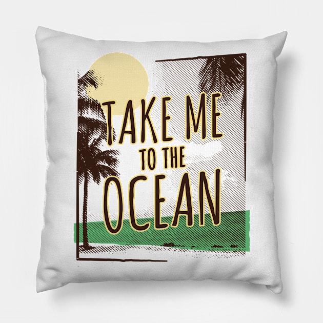 Take me to the Ocean Pillow by EarlAdrian