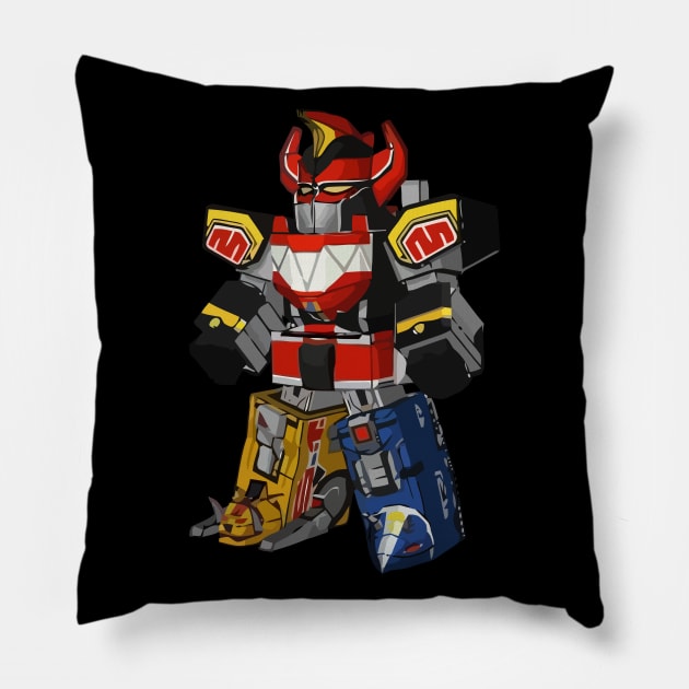 Chibi Megazord Pillow by conatron13