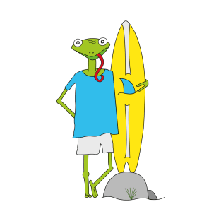 Surfing Lizzard T-Shirt