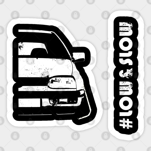 stance tuning car low and slow - Golf 3 Low Slow - Sticker