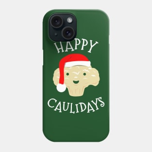 Cauliflower Christmas Keto Diet - Happy Caulidays Phone Case