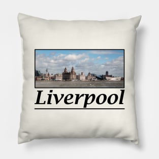 Liverpool's Iconic Waterfront Pillow