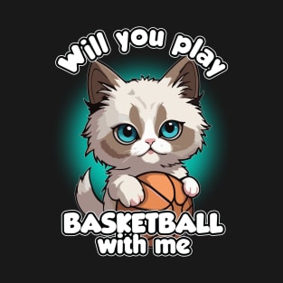 Cute kawaii cat Basketball tees, hoodies, sweatshirt, T-Shirt