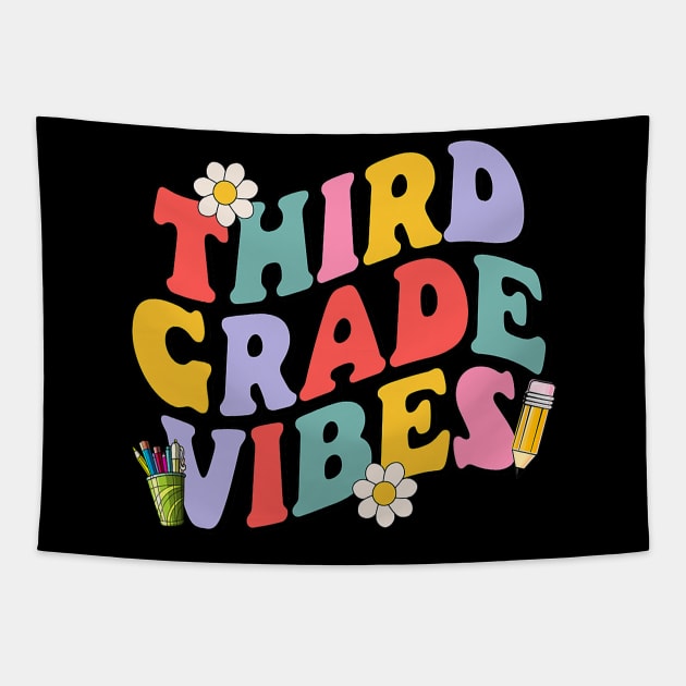 Third Grade Back To School 3rd Grade Team 1st Day Tapestry by torifd1rosie