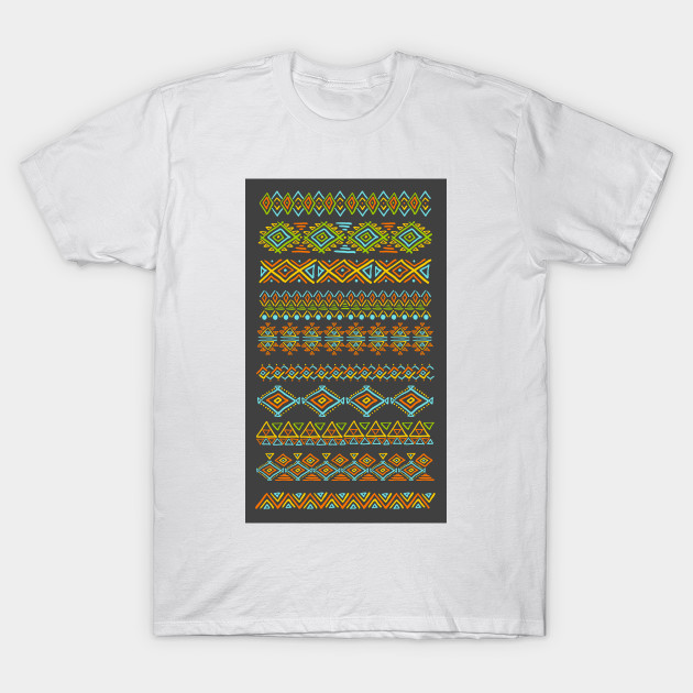 Set of geometric seamless patterns - Geometric - T-Shirt