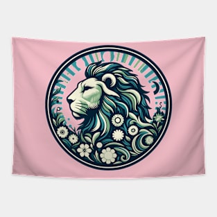 "Cosmic Charm: Leo Majesty"- Zodiac Horoscope Star Signs Tapestry