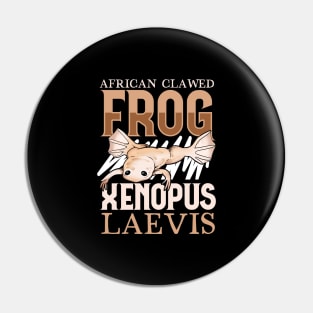 African Clawed Frog Pin