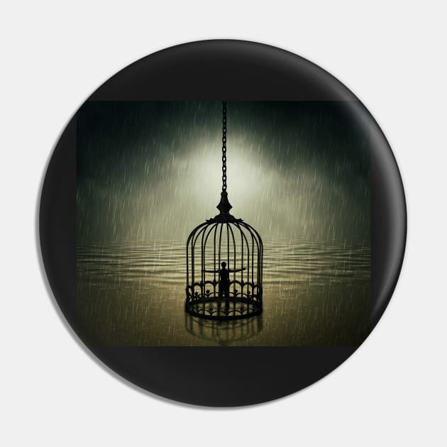 caged Pin by psychoshadow