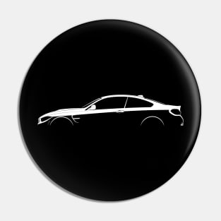 BMW M4 Coupe (F82) Silhouette Pin