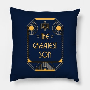 The Greatest Son - Art Deco Medal of Honor Pillow