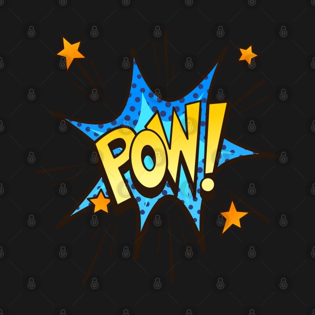 Pow! - Comic Book Funny Sound Effects by PosterpartyCo